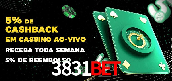 Promoções do cassino ao Vivo 3831bet