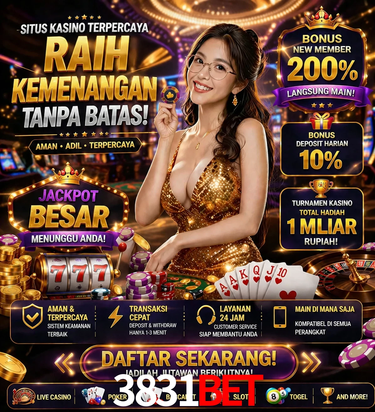 Roleta e blackjack 3831bet