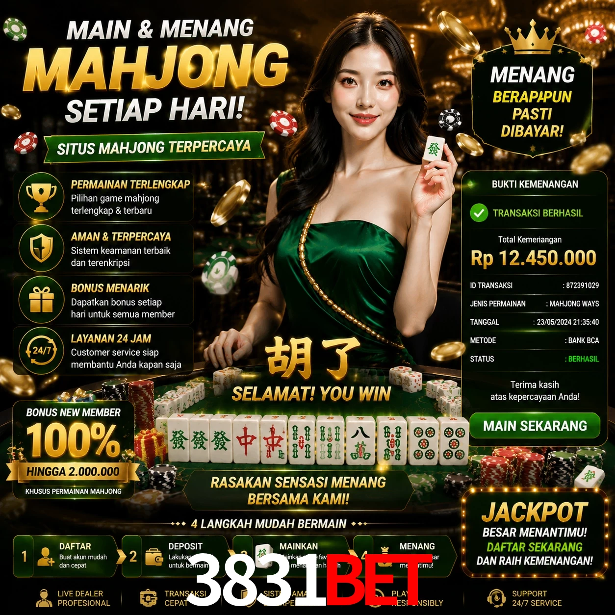 Ganhar e sacar na 3831bet